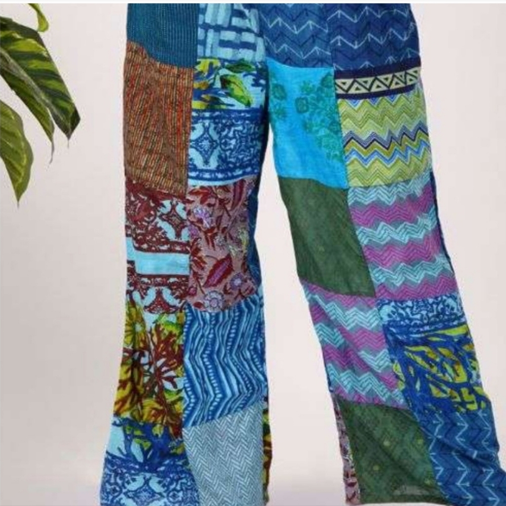 SOLD - Colorful Patchwork Women's Pants